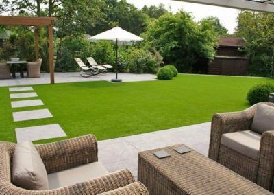 Diseño Jardin Colocacion Pavimento Cesped Artificial