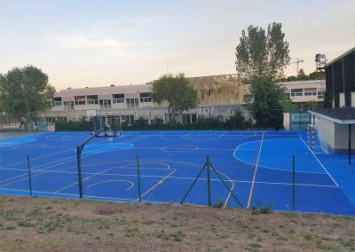 Reparación, Mantenimiento Pista Multideporte de Hormigón Poroso