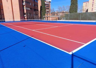 Reparación Pavimento y Pintar Pista Tenis- Comunitaria Madrid